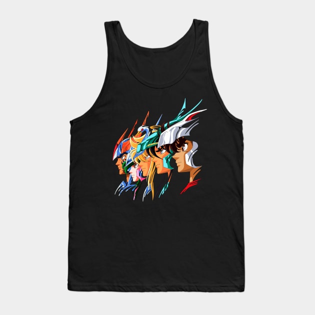 bronze saints - caballeros del zodiaco #2 Tank Top by Gabriel Pastor Store